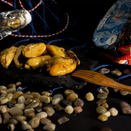 MEJILLONES EN ESCABECHE “GÜEYUMAR”