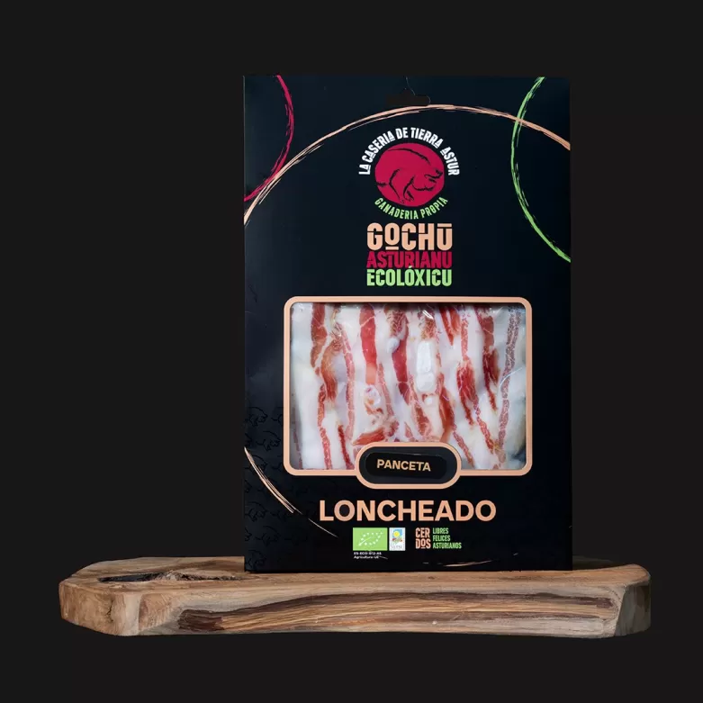 LONCHEADO DE PANCETA DE CERDO ASTURIANO LA CASERÍA DE TIERRA ASTUR (200 GRS)