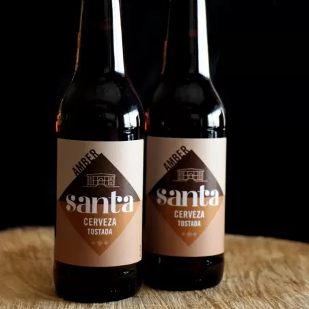 CERVEZA AMBER SANTA - 24 UDS