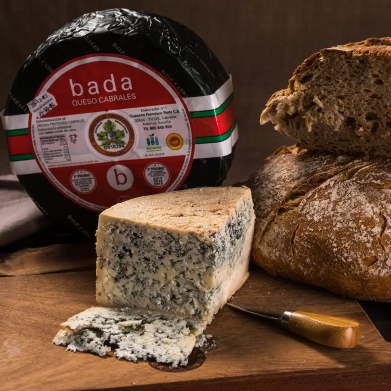 Blue cheese tipical in asturias, cabrales