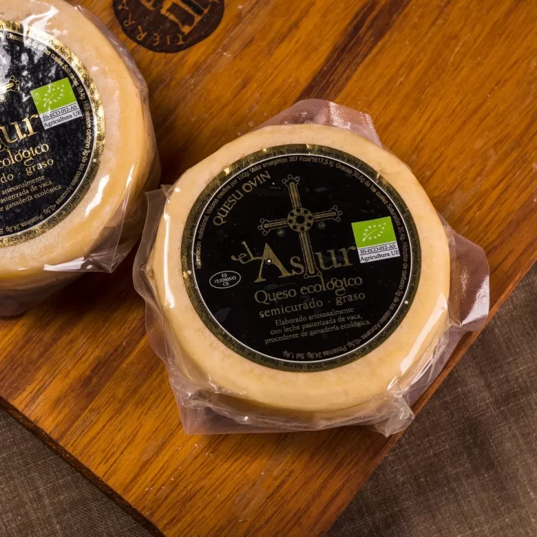 QUESO ECOLOGICO DE VACA EL ASTUR (320 Grs.) Quesos de vaca -4%