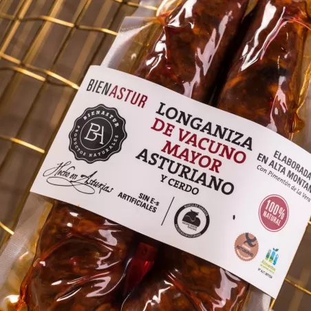 "BIENASTUR" MATURE BEEF LONGANIZA SAUSAGE (400 g)