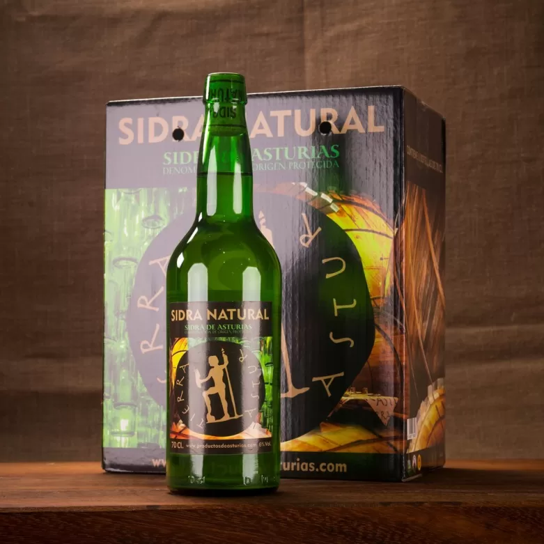 Caja de 6 botellas de sidra Tierra Astur DOP