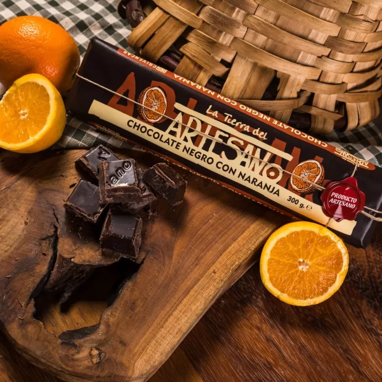 Chocolate Negro con Naranja Tierra del Artesano 