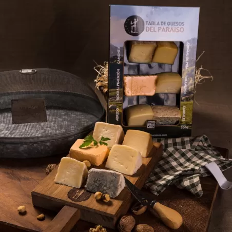 Table of 6 Asturian artisan cheeses