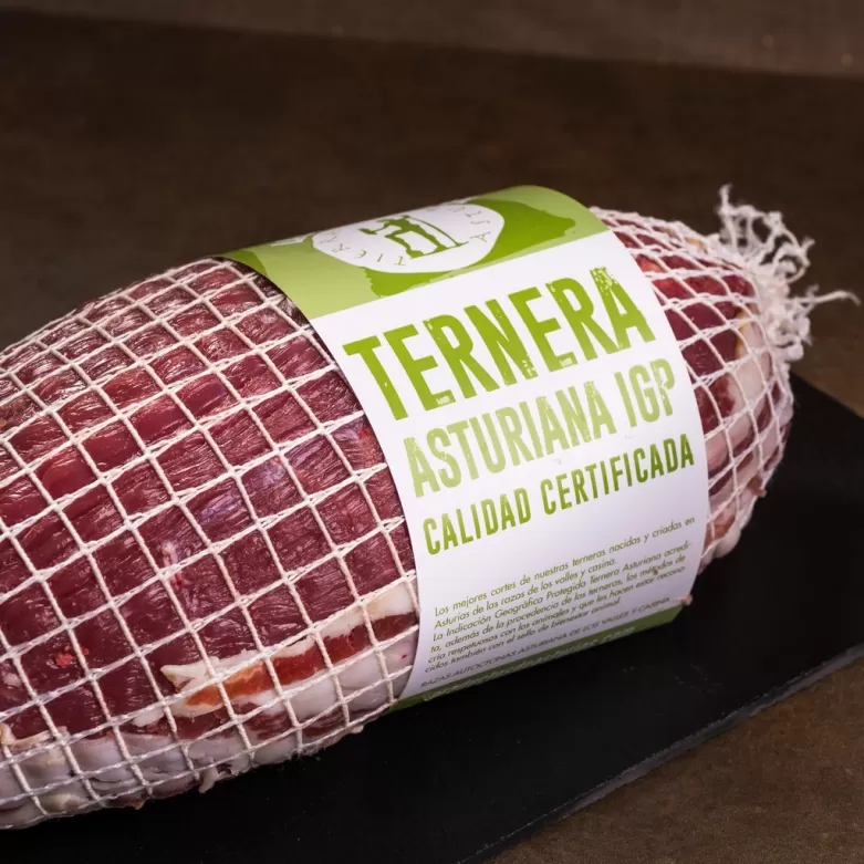 Receta tradicional navideña de carne de ternera en rollo rellena