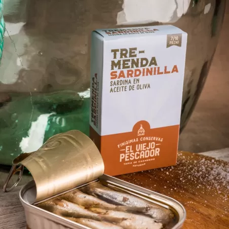 EL VIEJO PESCADOR SARDINES IN OLIVE OIL (90 G CAN)