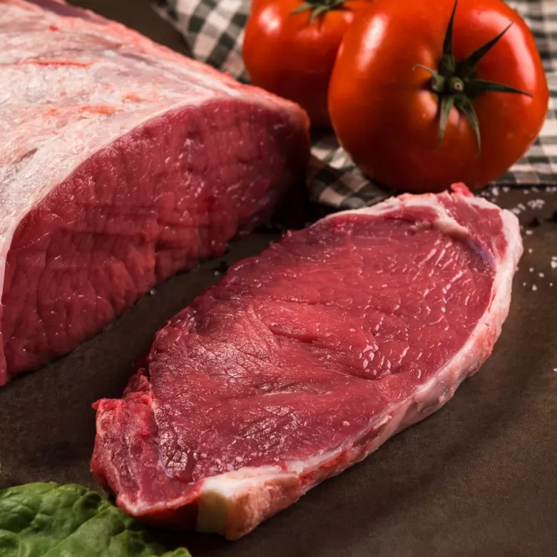 Spanish beef entrecote, the best quality of meat from asturias