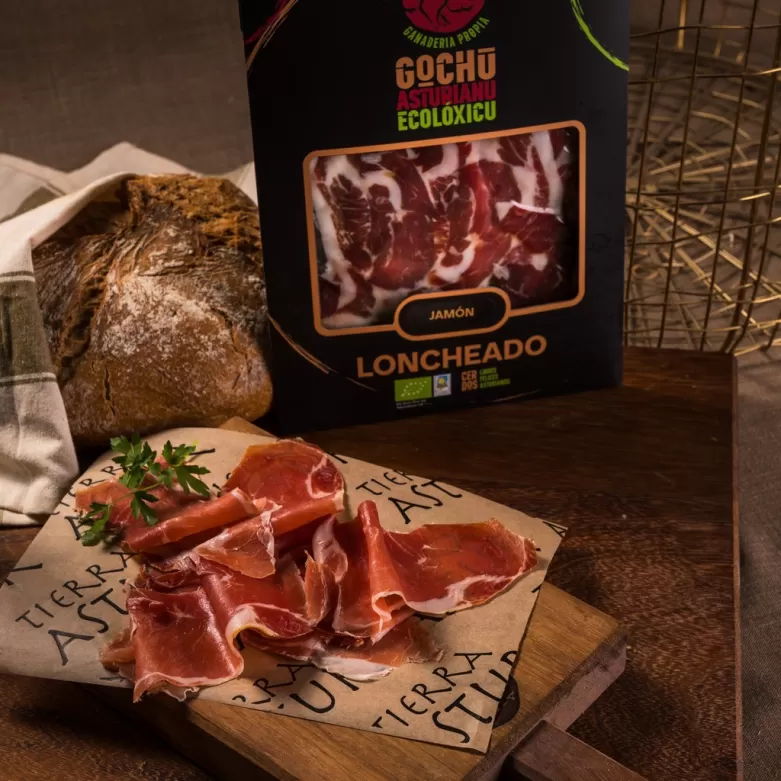 LONCHEADO DE JAMÓN GRAN RESERVA DE CERDO ASTURIANO LA CASERÍA DE TIERRA ASTUR (100 GRS)