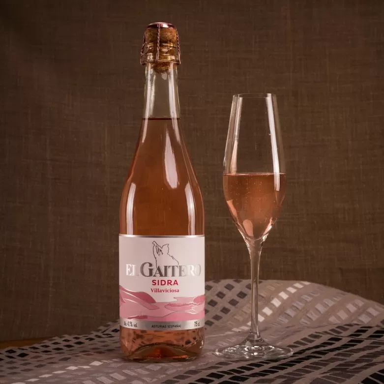 Sidra achampanada Rosé El Gaitero