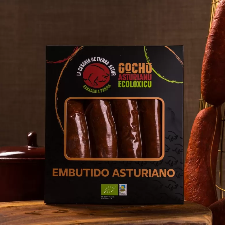 Chorizo de Gochu de Monte asturiano