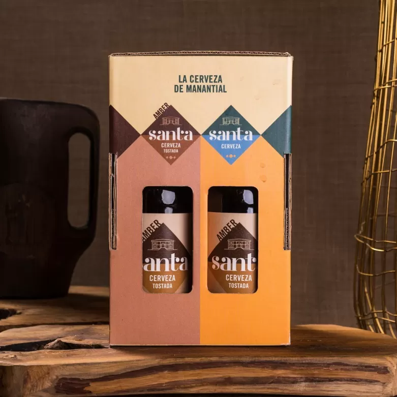 PACK DE CERVEZAS DE MANANTIAL SANTA