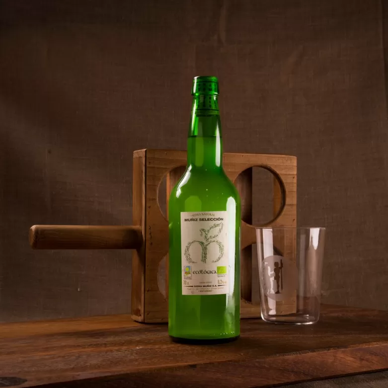 Natural cider from Asturias of organic production